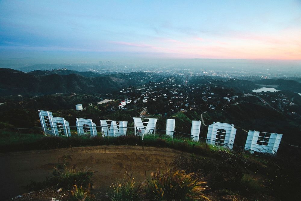 Hollywood, Los Angeles, United States. Original public domain image from Wikimedia Commons