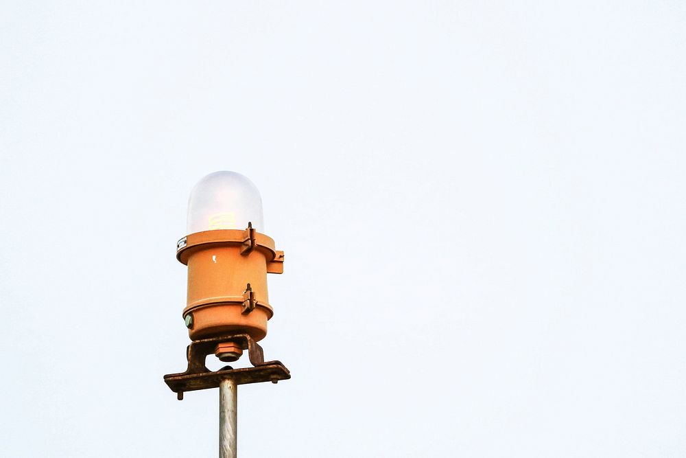 Yellow Lamp. Original public domain image from Wikimedia Commons