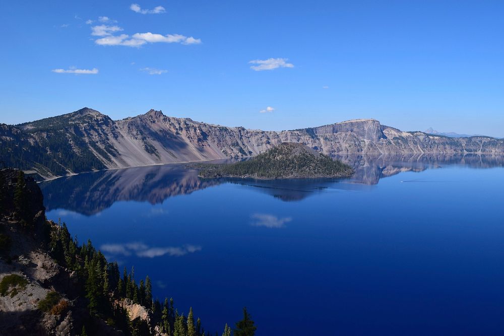 Crater Lake National Park, United States. Original public domain image from Wikimedia Commons