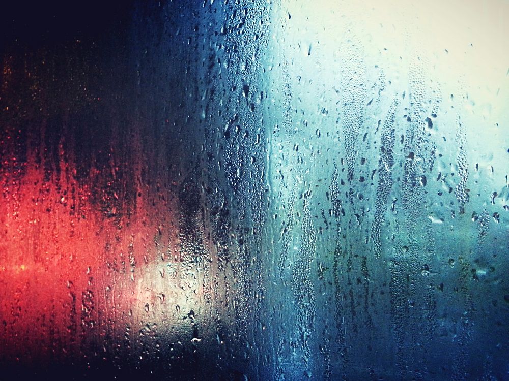 Water drops on window. Original public domain image from Wikimedia Commons