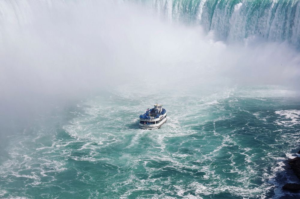Niagara Falls, United States. Original public domain image from Wikimedia Commons