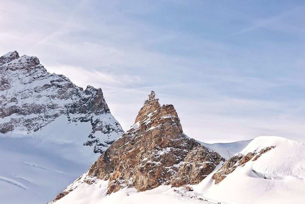 Jungfrau, Lauterbrunnen, Switzerland. Original public domain image from Wikimedia Commons