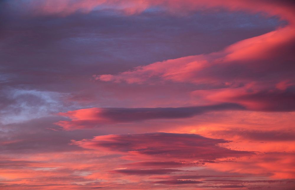 Vivid sunset. Original public domain image from Wikimedia Commons