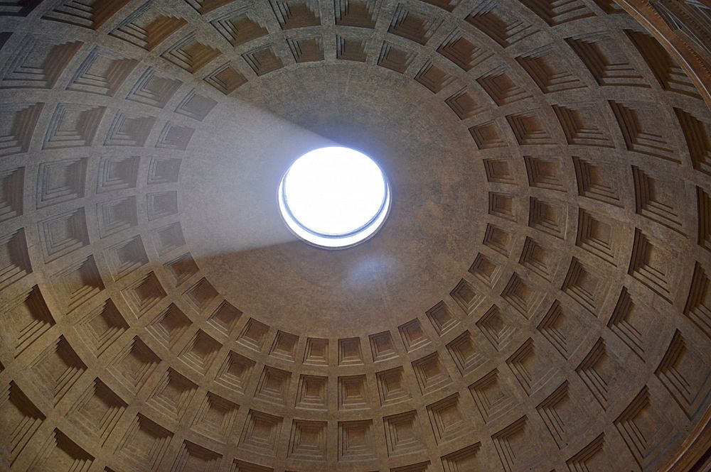 Dome interior. Original public domain image from Wikimedia Commons