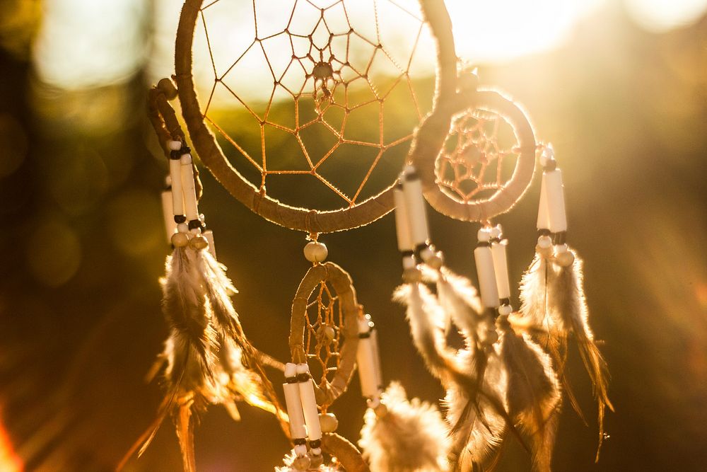 Dreamcatcher. Original public domain image from Wikimedia Commons