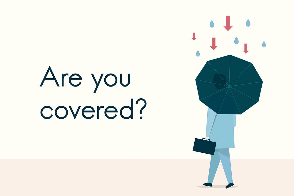 Illustration of the concept "Are you covered?"