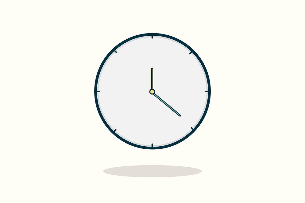 Illustration of clock icon
