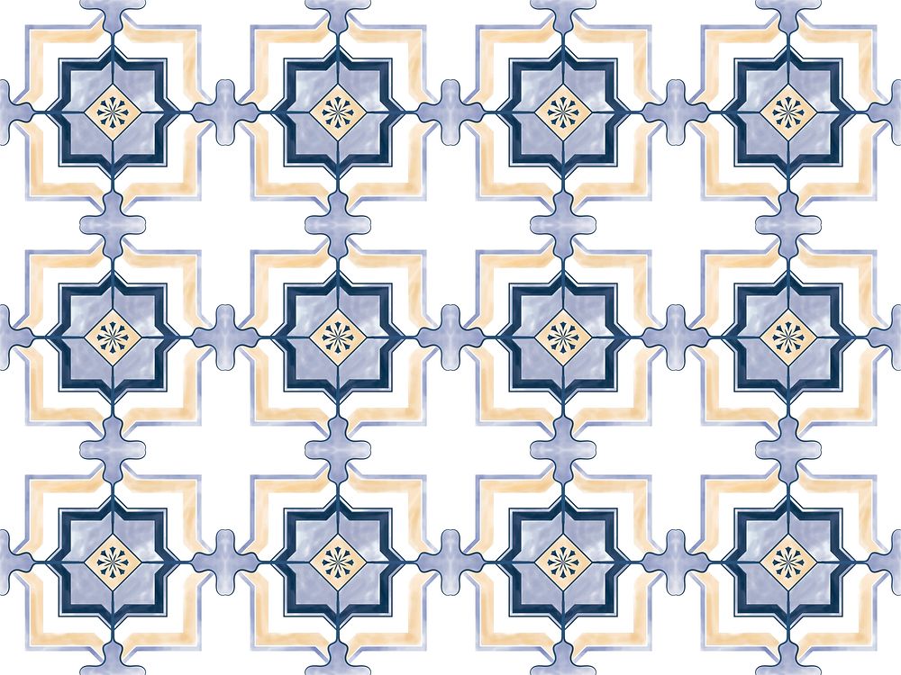 Illustration of tiles textured pattern