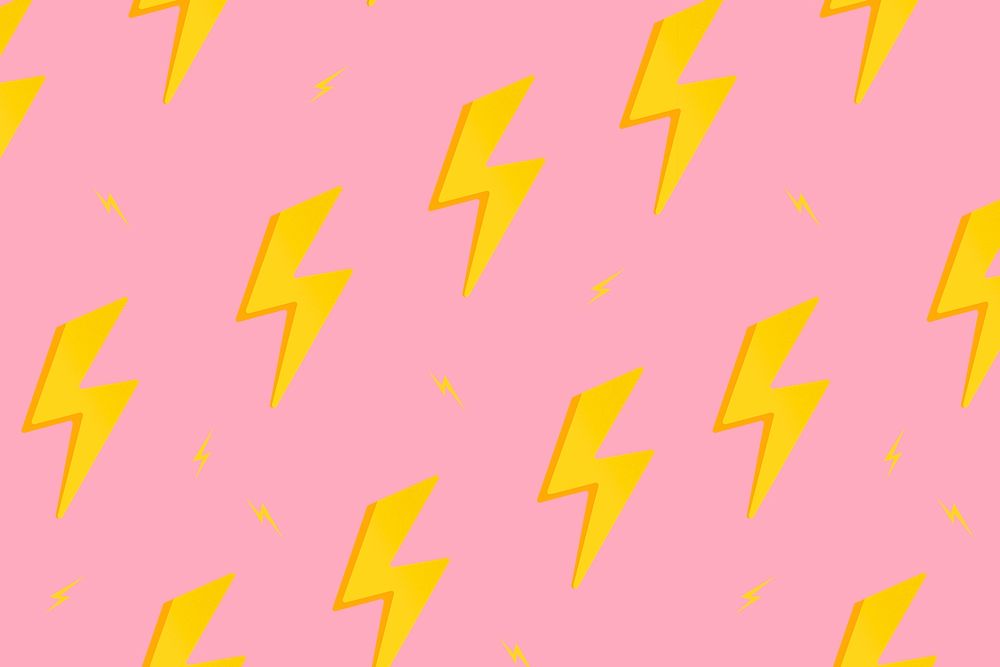 Desktop wallpaper, pink pattern lightning bolt illustration