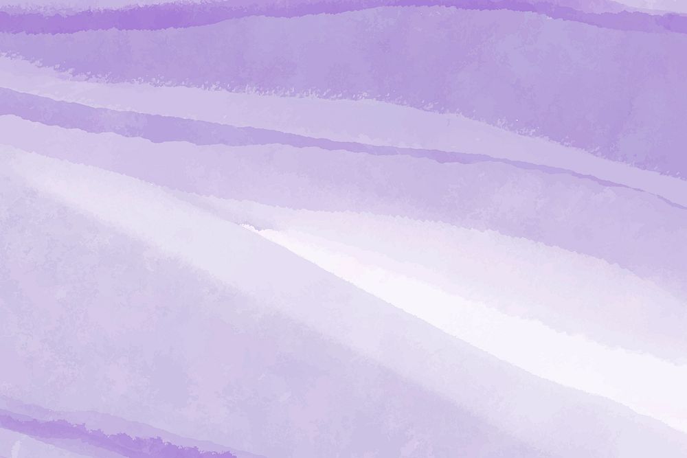 Watercolor desktop background, purple wallpapar abstract design vector