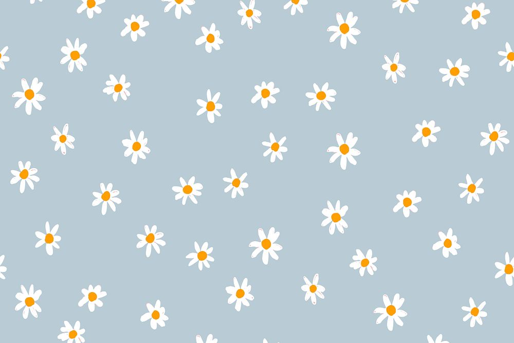 Flower background, cute desktop wallpaper