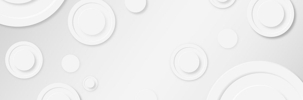 White banner background, geometric circle | Free Photo - rawpixel