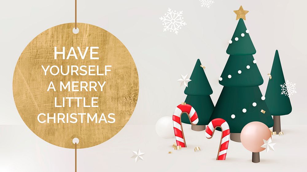 Merry Christmas presentation template, season&rsquo;s greetings vector