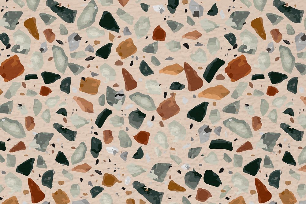 Terrazzo pattern background, abstract design