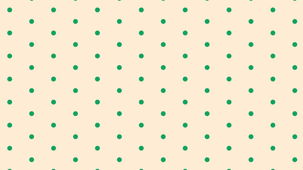 Cream HD wallpaper, polka dot pattern in cute design