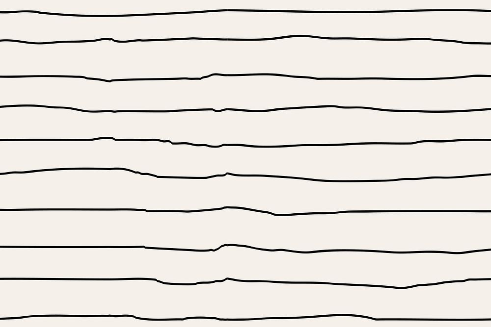 Striped pattern background, simple doodle design