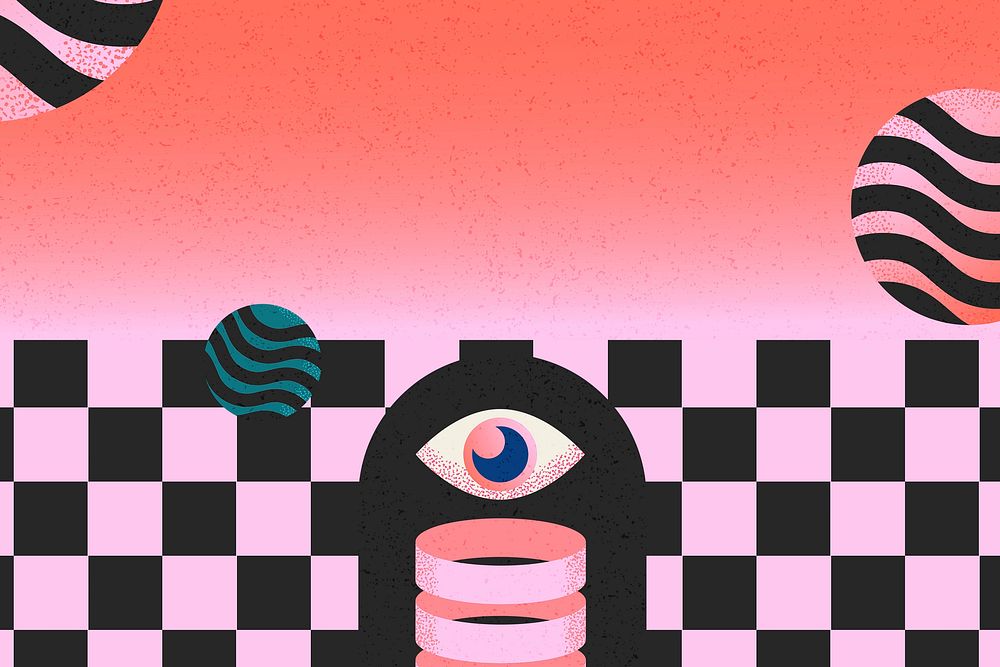 Self reflection background, surreal art | Premium Photo Illustration