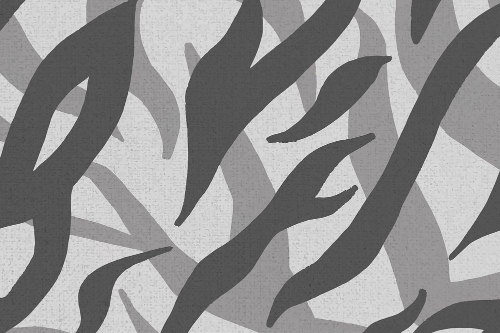 Tiger pattern gray background seamless, social media banner