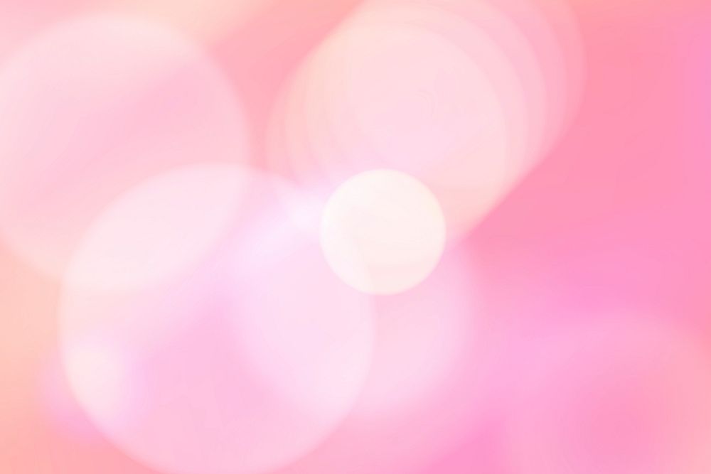 Pink bokeh light background vector
