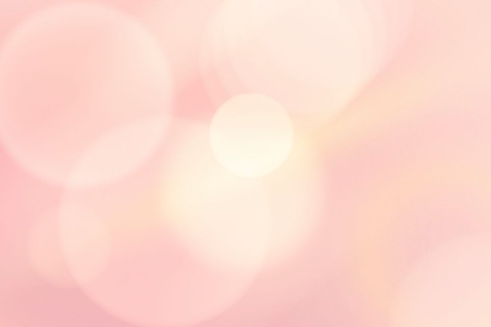 Pink bokeh background, geometric circle, aesthetic design psd