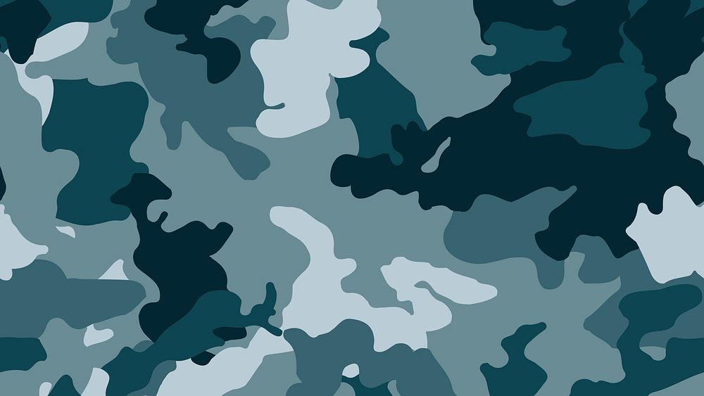 Green camouflage pattern desktop wallpaper design