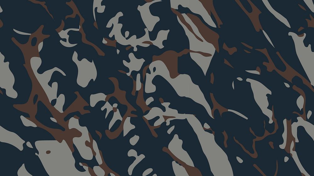 Blue camouflage pattern HD wallpaper design