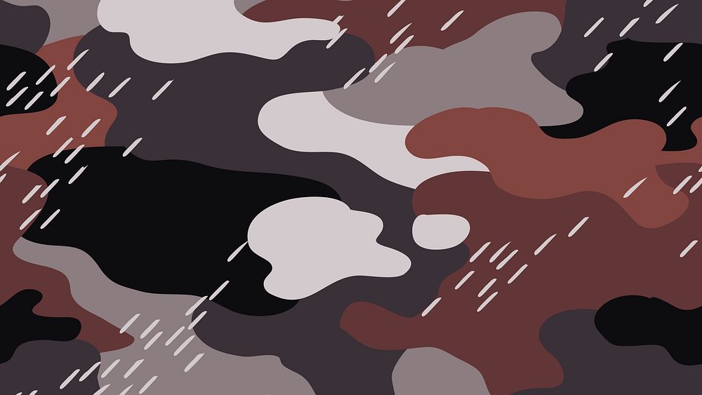Brown camouflage pattern desktop wallpaper design