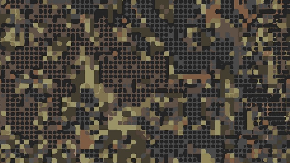 Pixelated camouflage pattern HD wallpaper design
