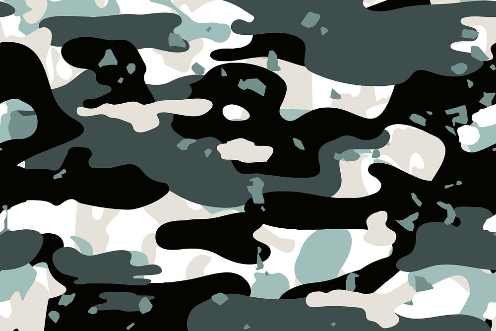 Modern camo print, green pattern background pattern vector