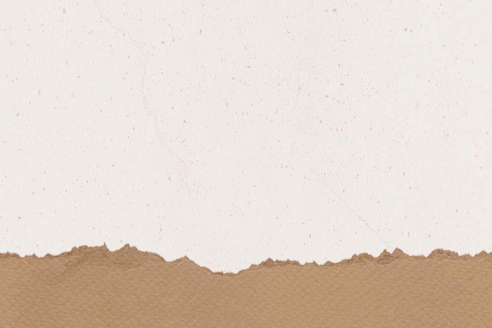 Aesthetic paper texture background, brown border psd