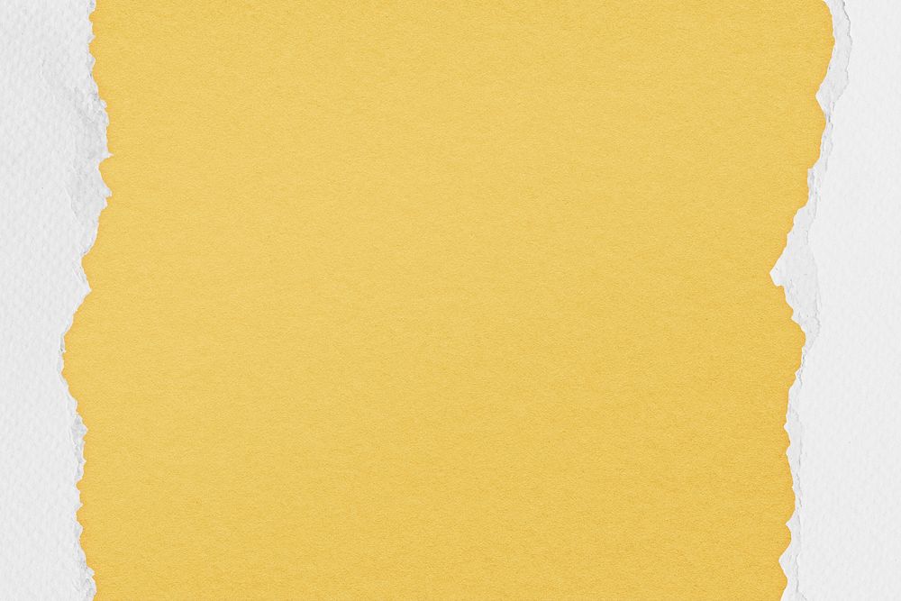 Yellow pastel paper background, cute white border psd