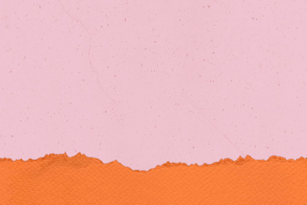 Pink paper background, torn texture border