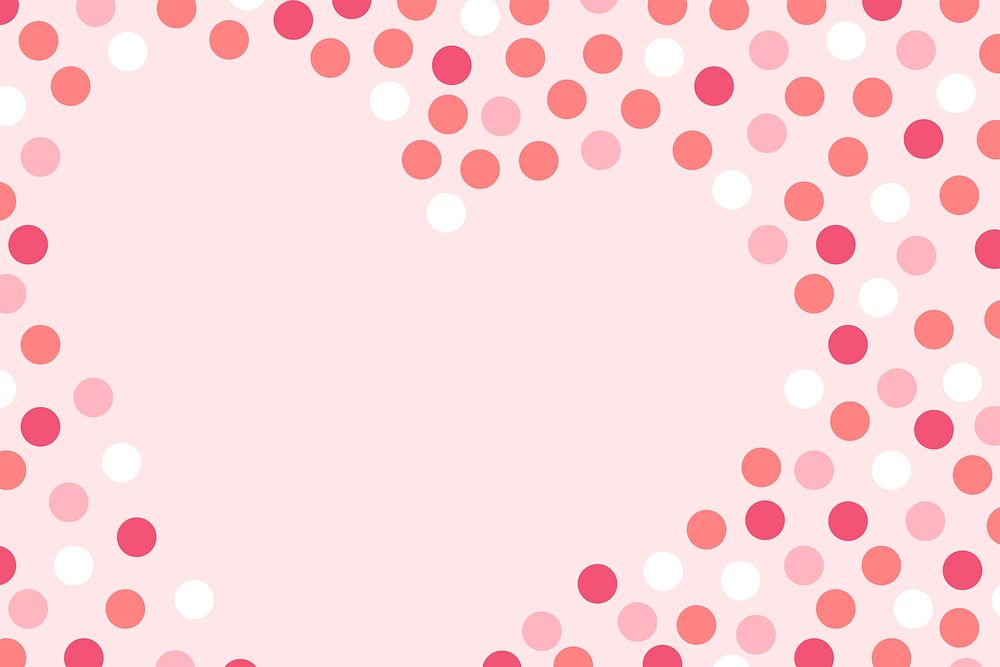 Cute pink background girl theme valentine&rsquo;s psd
