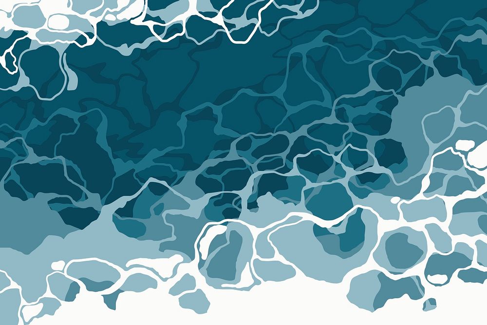 Gradient water surface background illustration design psd