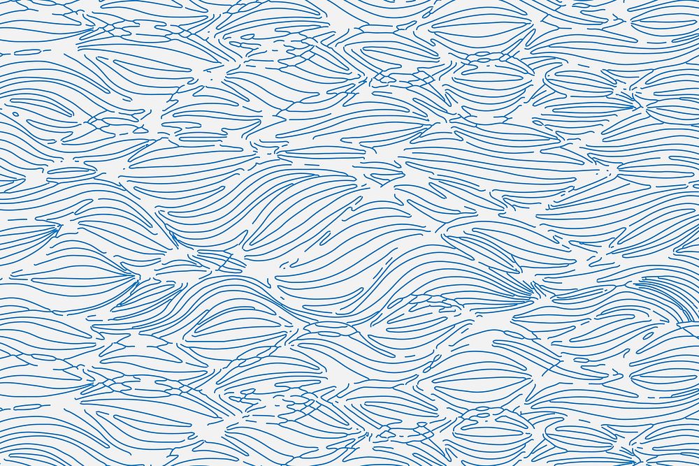 Abstract water background blue wavy design vector