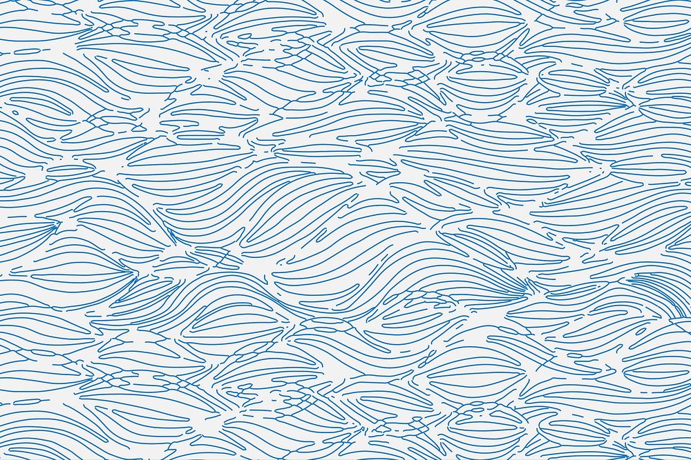 Abstract water background blue wavy design psd