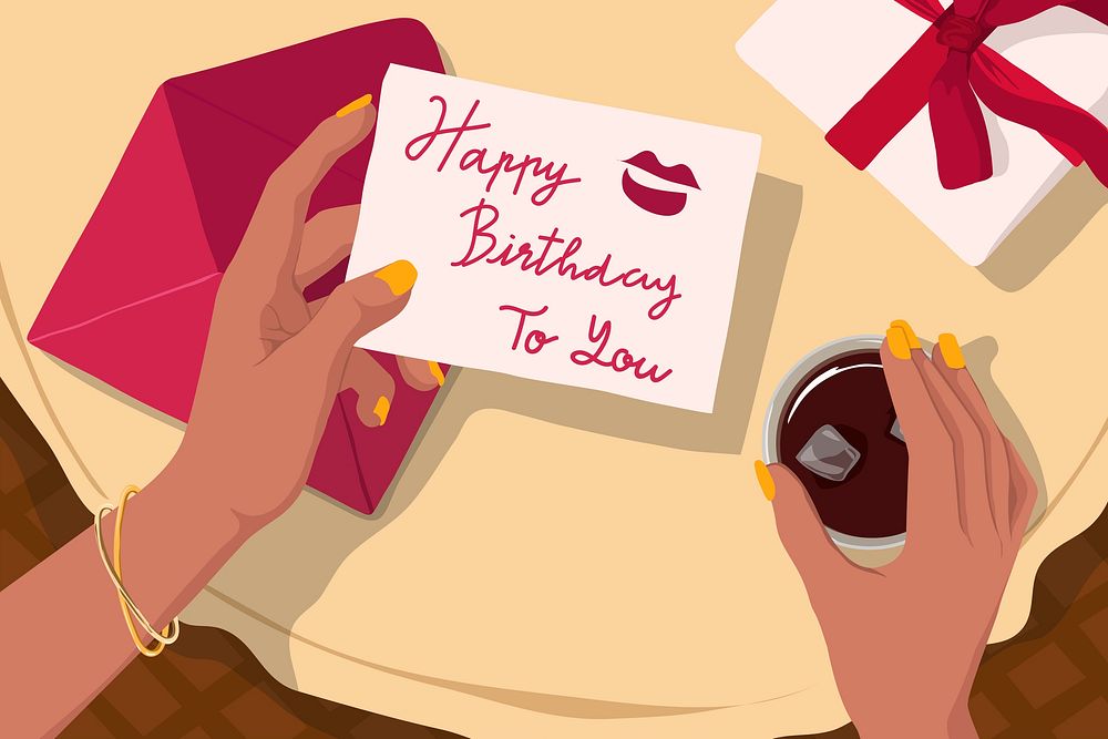 Celebration background, birthday illustration design