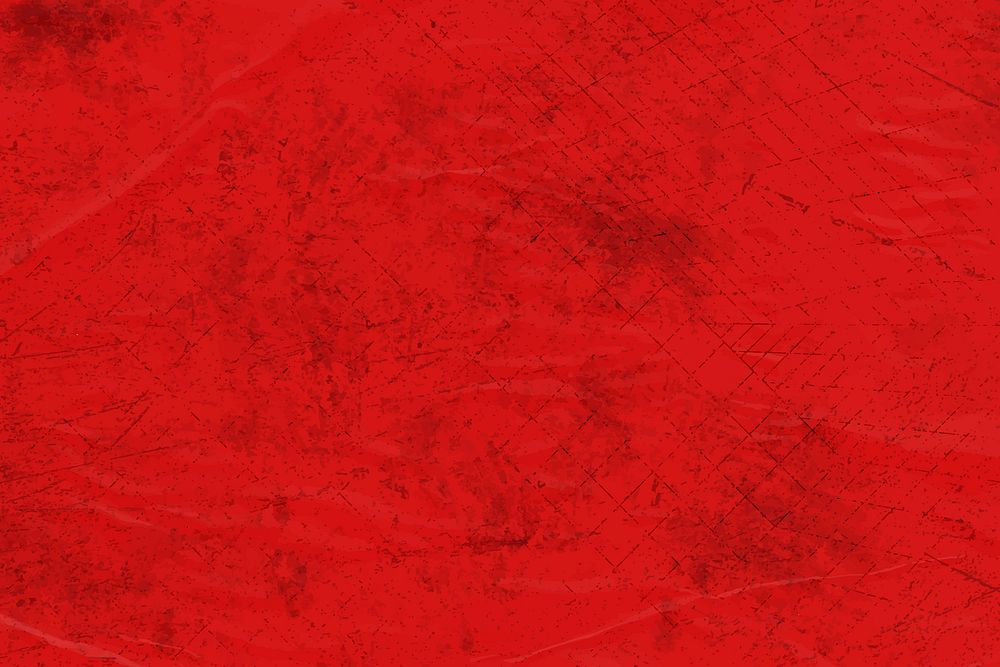 Red grunge textured background, abstract design vector
