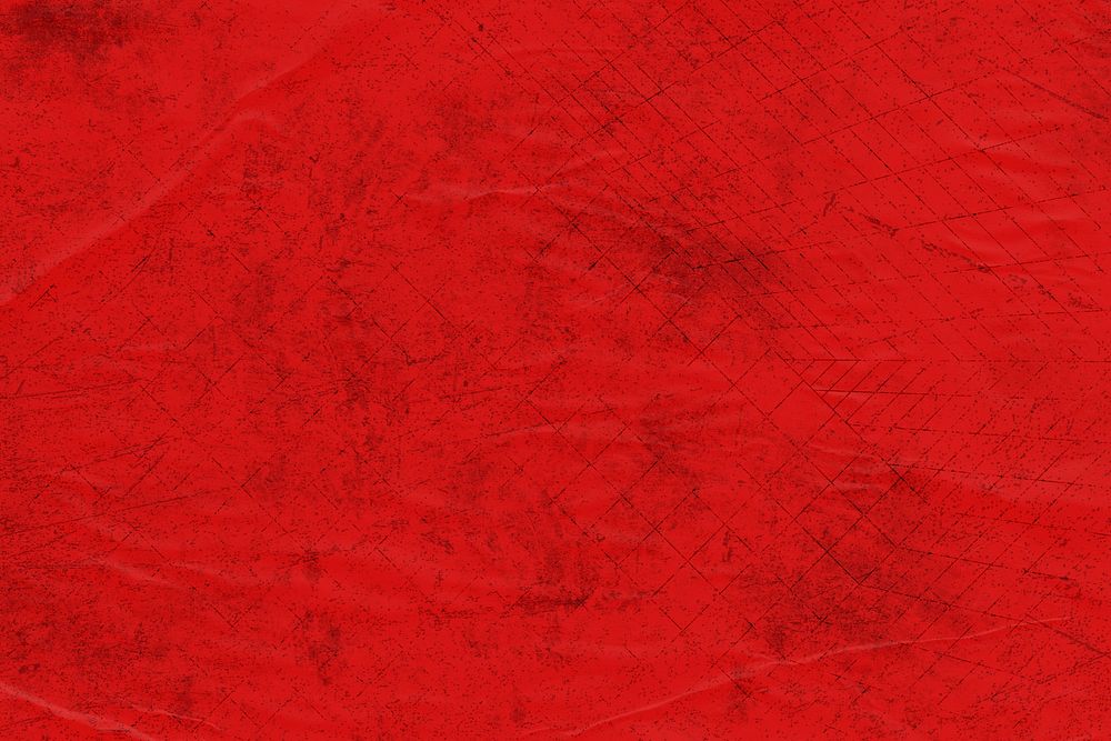 Red grunge textured background, abstract design