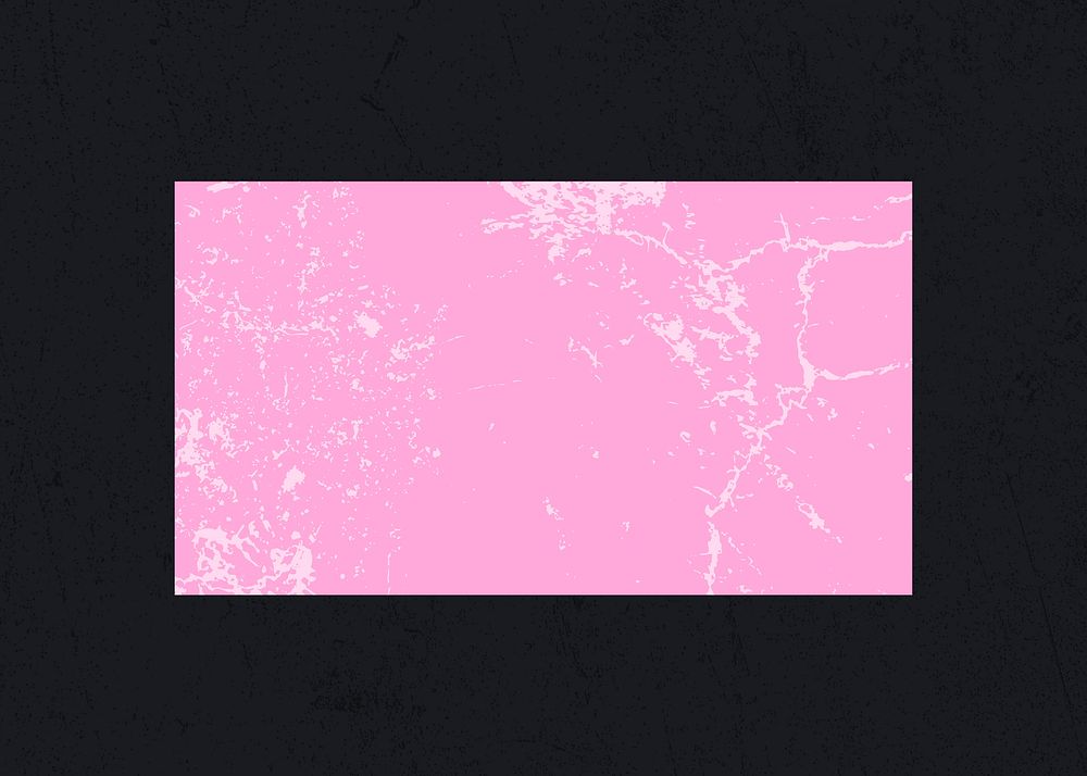 Pink rectangle, grunge texture, black background image