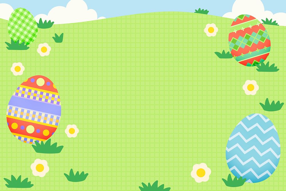 Easter egg background, cute spring design