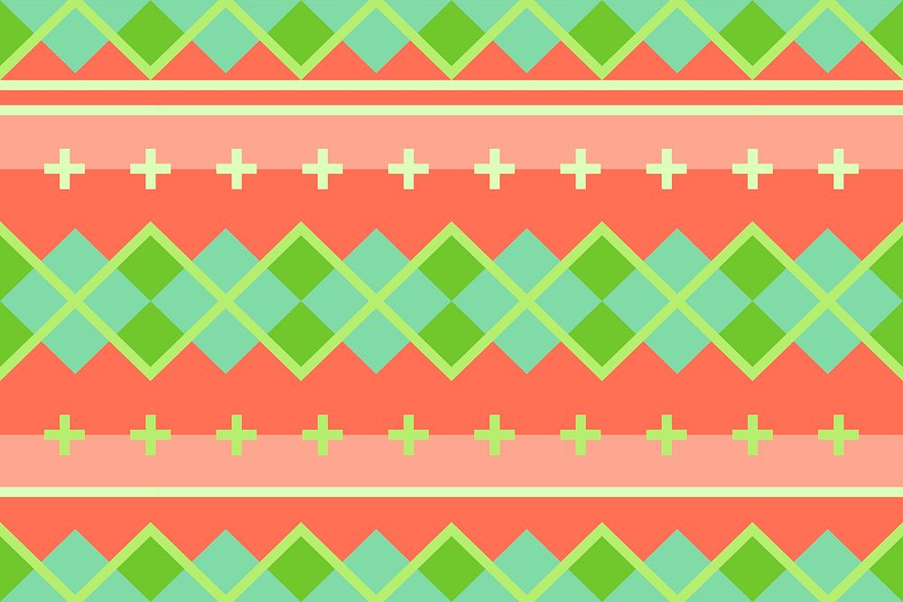 Abstract Christmas background, tribal pattern design