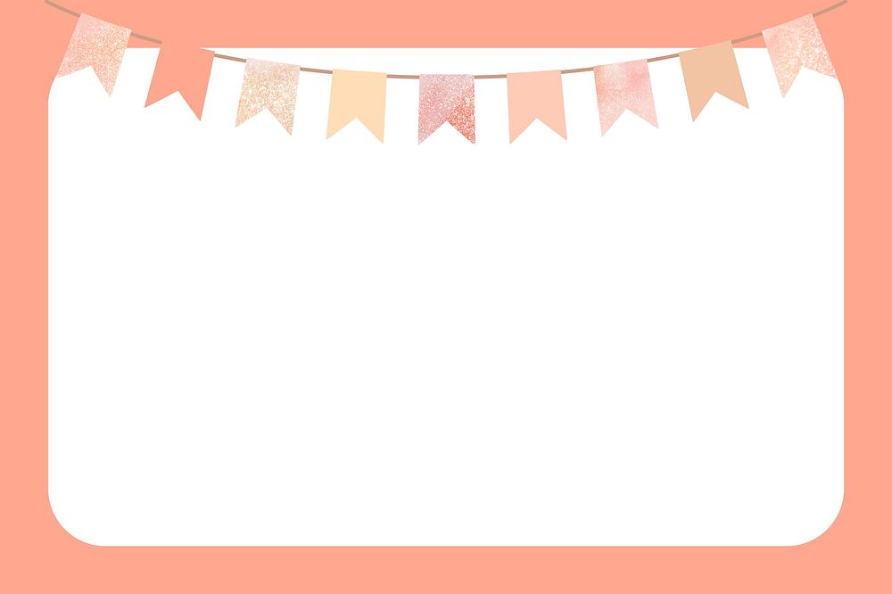 Party banners frame background, event design, psd