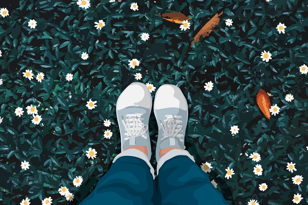 High top shoes background, nature | Premium Photo Illustration - rawpixel