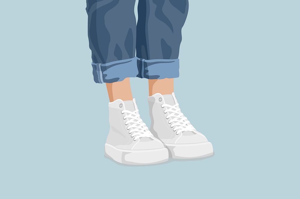 Woman's legs background, feminine illustration design psd