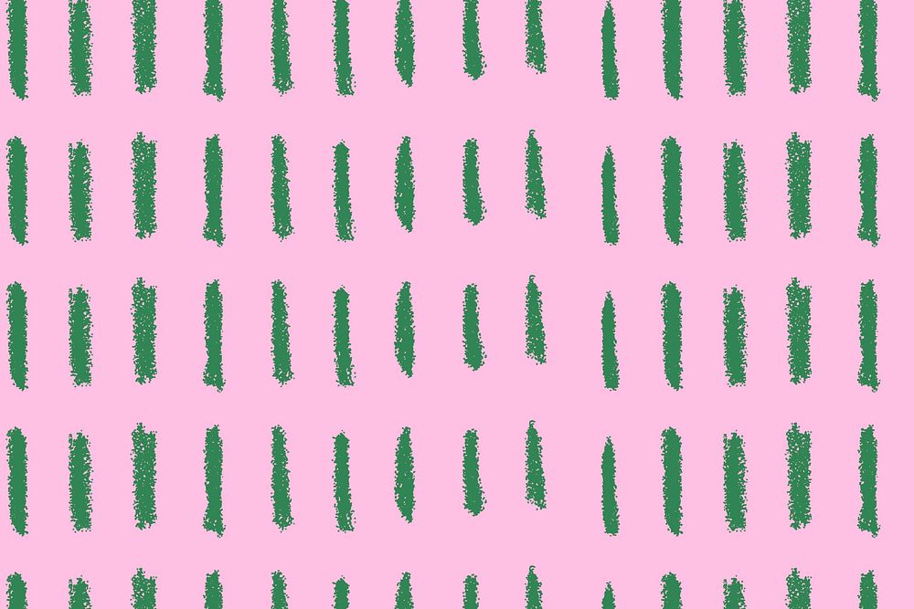 Streak crayon pattern, pink background design vector