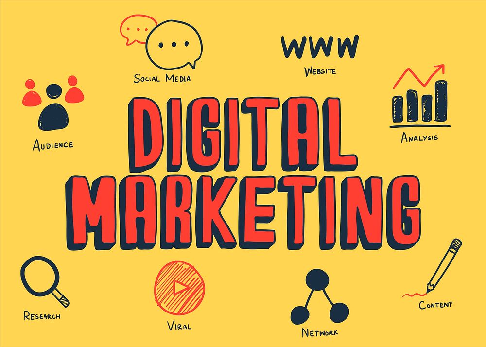 Digital Marketing illustration