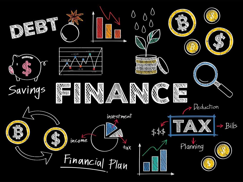 Finance and financial performance concept illustration