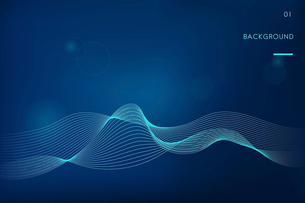 Data visualization dynamic wave pattern vector