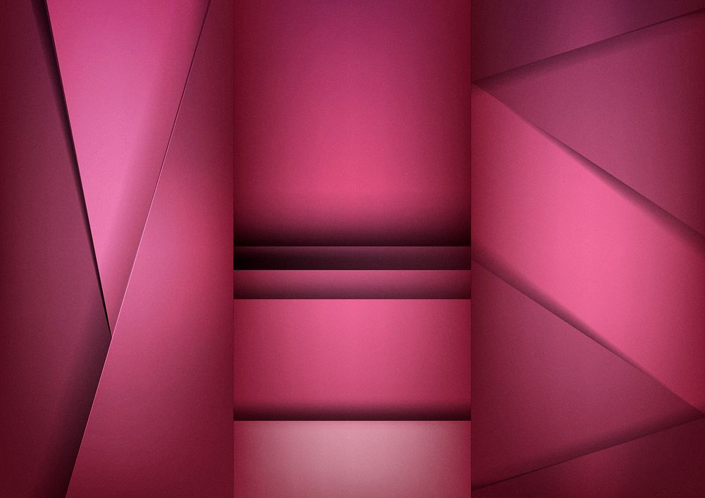 Set of abstract background designs in dark pink
